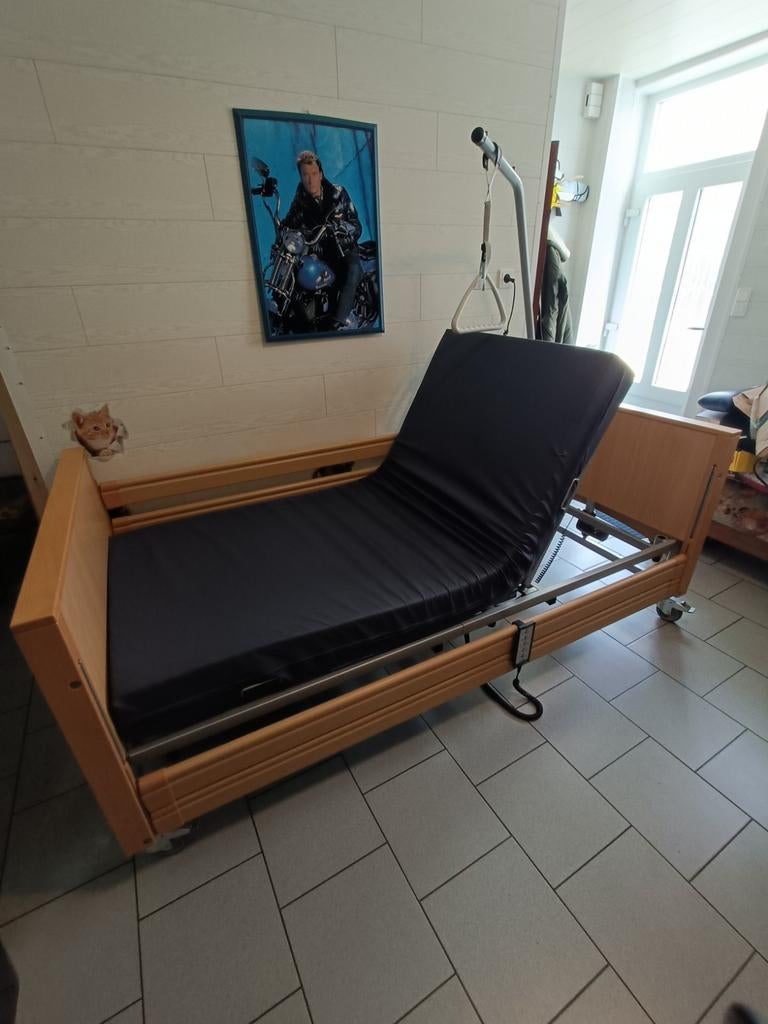 Lit médical médicalisé comme à l'hôpital état nikel, Enlèvement