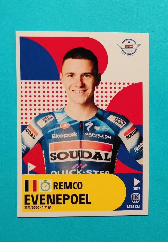 Remco Evenepoel Panini sticker Tour de France 2025, Verzamelen, Stickers, Nieuw, Sport, Ophalen of Verzenden