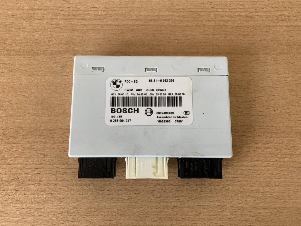 PDC module BMW 1 serie + 3 serie 2003 tot 2012 6982396, Auto-onderdelen, Elektronica en Kabels, BMW, Gebruikt, Ophalen of Verzenden