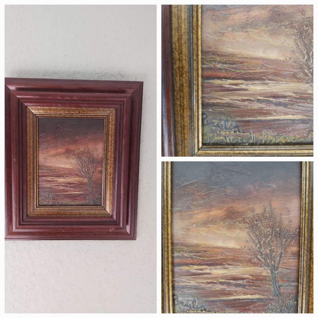 Peinture de Lucie Brulin (1982). Lucie Brulin (deuxième mi-t, Enlèvement ou Envoi