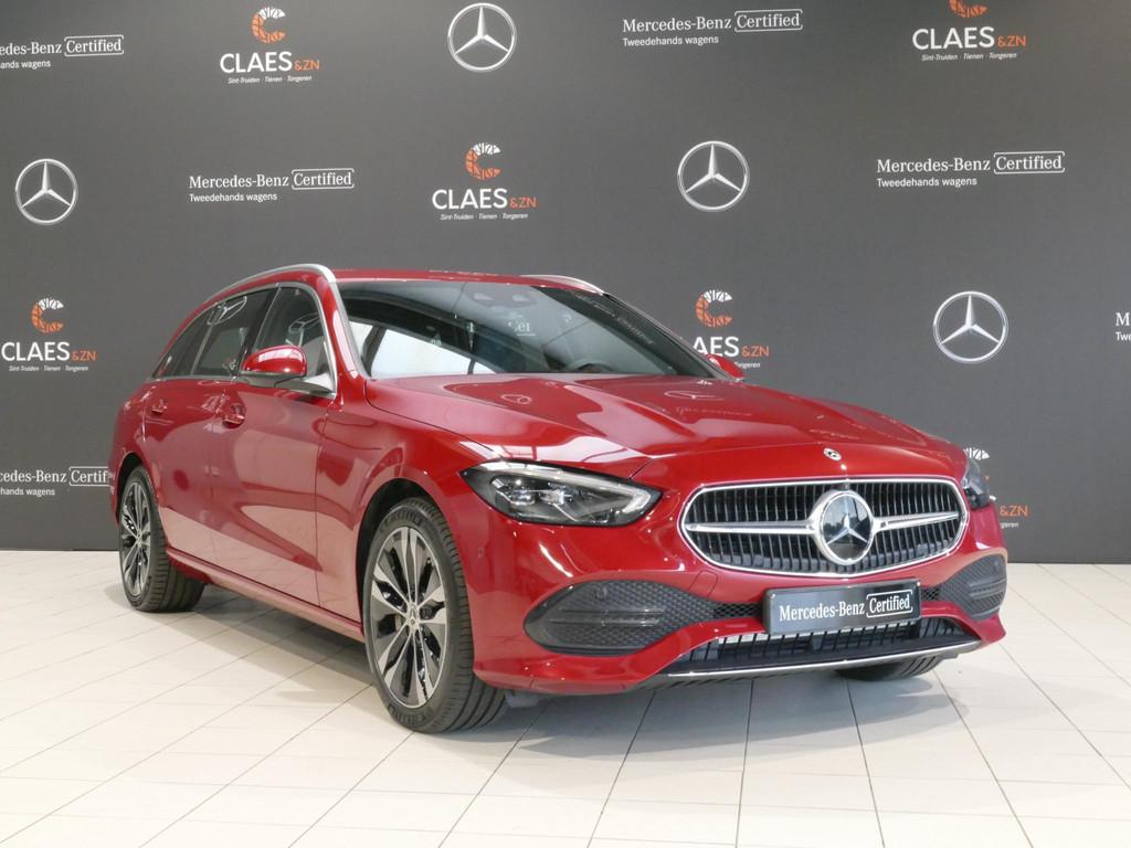 Mercedes-Benz C-klasse 300e Break Luxury Line DOS 7513, Auto's, Automaat, Hybride Elektrisch/Benzine, 25 kWh, 750 kg