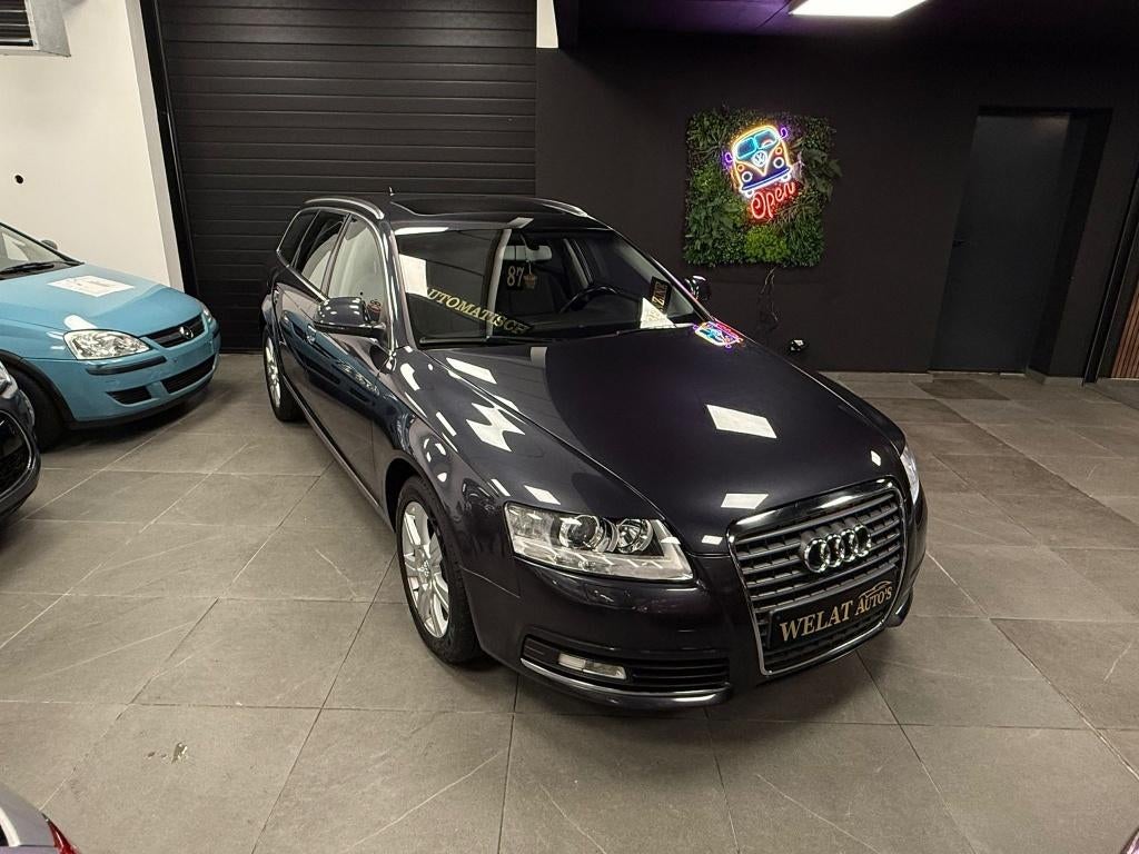 AUDI A6 EURO 5 BENZINE190 PK 2008 AUTOMAAT TOPSTAAT, Auto's, Euro 5, Bedrijf, Grijs, Zilver of Grijs