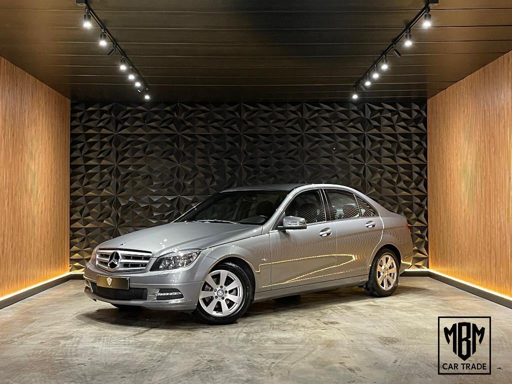 ✅Mercedes C200 CDI BE Avantgarde GARANTIE Automaat Xenon GPS, Achterwielaandrijving, 4 cilinders, Leder en Stof, Bedrijf