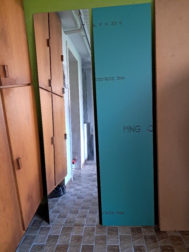 Spiegels, Huis en Inrichting, Woonaccessoires | Spiegels, Ophalen, Minder dan 50 cm, Zo goed als nieuw, 150 tot 200 cm