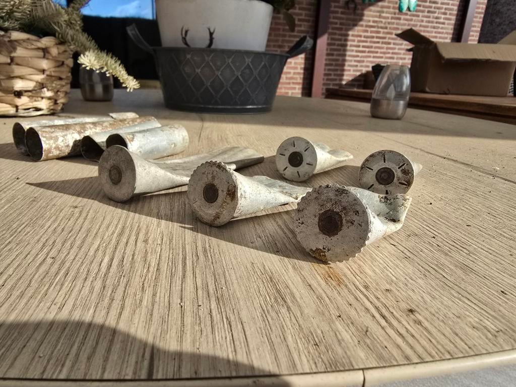 Duitse ww2 hulzen voor seinpistool (onklaar), Enlèvement ou Envoi, Armée de terre, Douilles ou Pièces de fouille