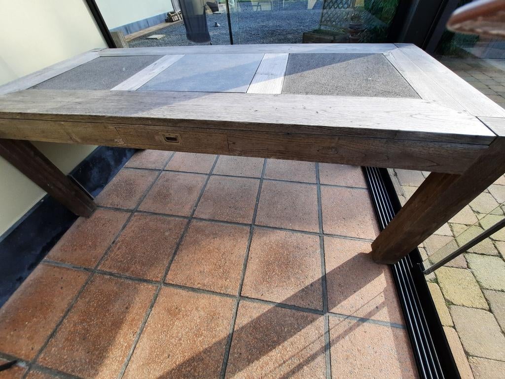 Table en bois de teck, Jardin & Terrasse, Enlèvement