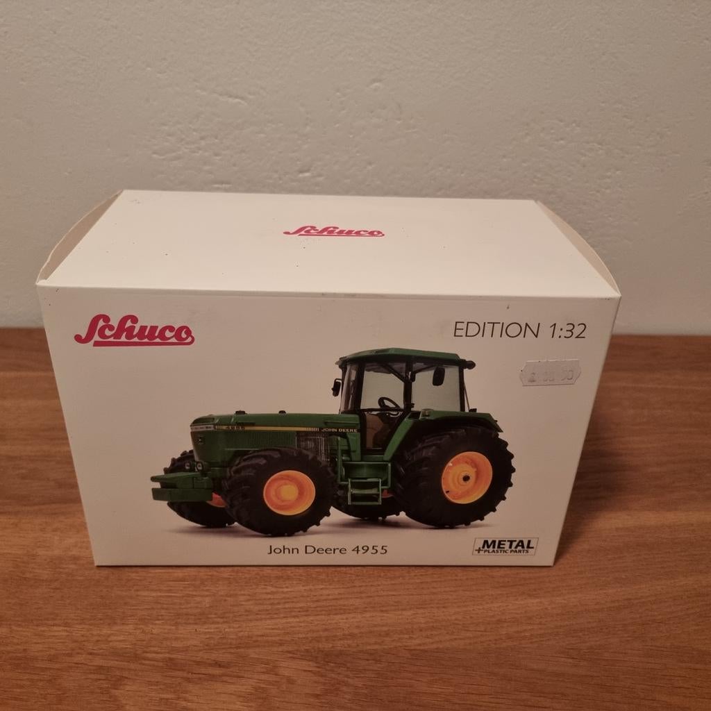 John Deere 4955 Schuco, Hobby en Vrije tijd, Modelauto's | 1:32, Ophalen of Verzenden, Nieuw, Tractor of Landbouw, Schuco