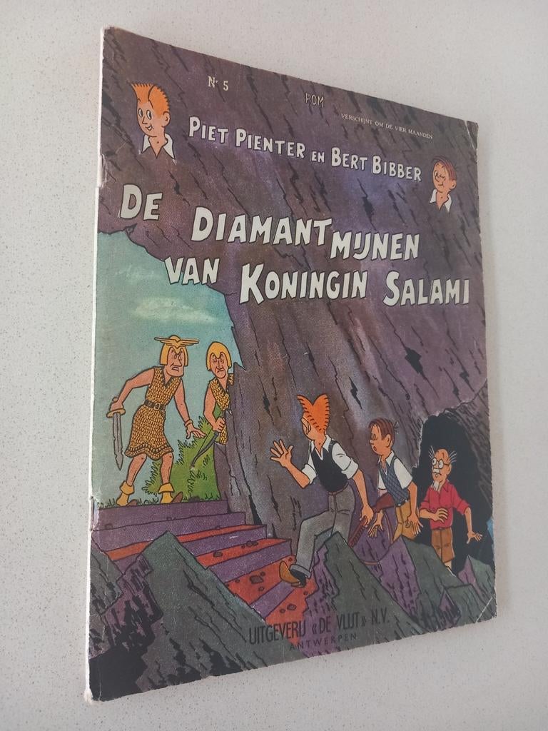 Piet Pienter en Bert Bibber nr5 1957 - eerste druk, Livres, BD, Enlèvement ou Envoi