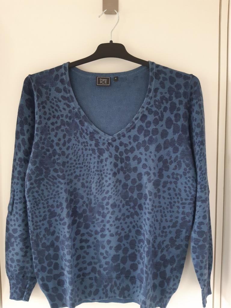 Pull Green Ice Maat Medium., Kleding | Dames, Truien en Vesten, Maat 38/40 (M), Blauw, Ophalen of Verzenden, Zo goed als nieuw