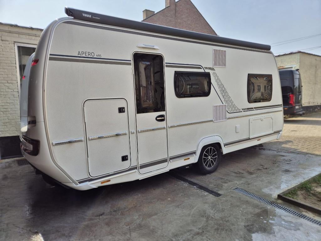 CARAVANE FENDT APERO 495 SKM, Roue de secours, Particulier, Fendt, Lit relevable