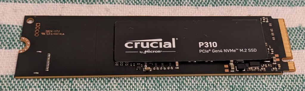 Crucial P310 SSD 500Go, Informatique & Logiciels, Disques durs, Enlèvement ou Envoi, SSD, Comme neuf, Autres connexions