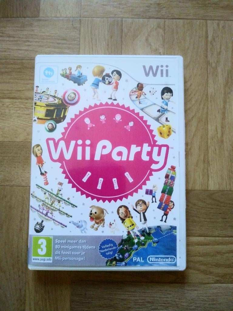 Wii Party, jeu pour Wii ou Wii U, Consoles de jeu & Jeux vidéo, Enlèvement ou Envoi, Un ordinateur, Utilisé, À partir de 3 ans