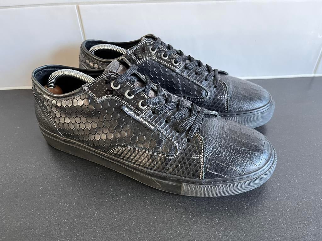 Floris van Bommel sneakers maat 42, Kleding | Heren, Zwart, Ophalen of Verzenden, Zo goed als nieuw, Sneakers