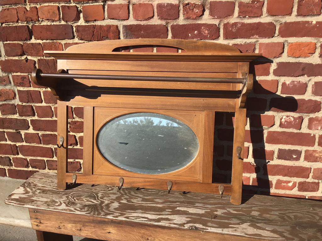 Oude kapstok, Ophalen, Gebruikt, Hout, Wandkapstok