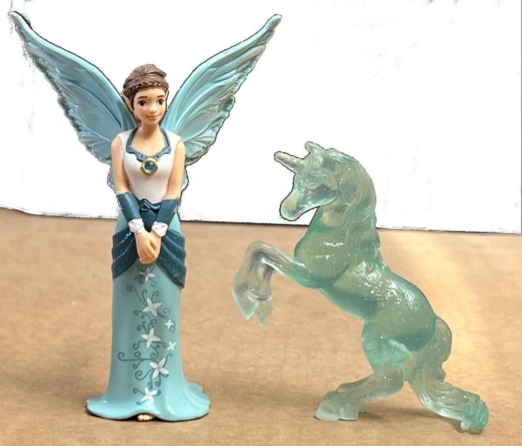 Schleich Bayala Eyela avec Sculpture Licorne de Glace 70587, Enlèvement ou Envoi, Comme neuf, Fantasy