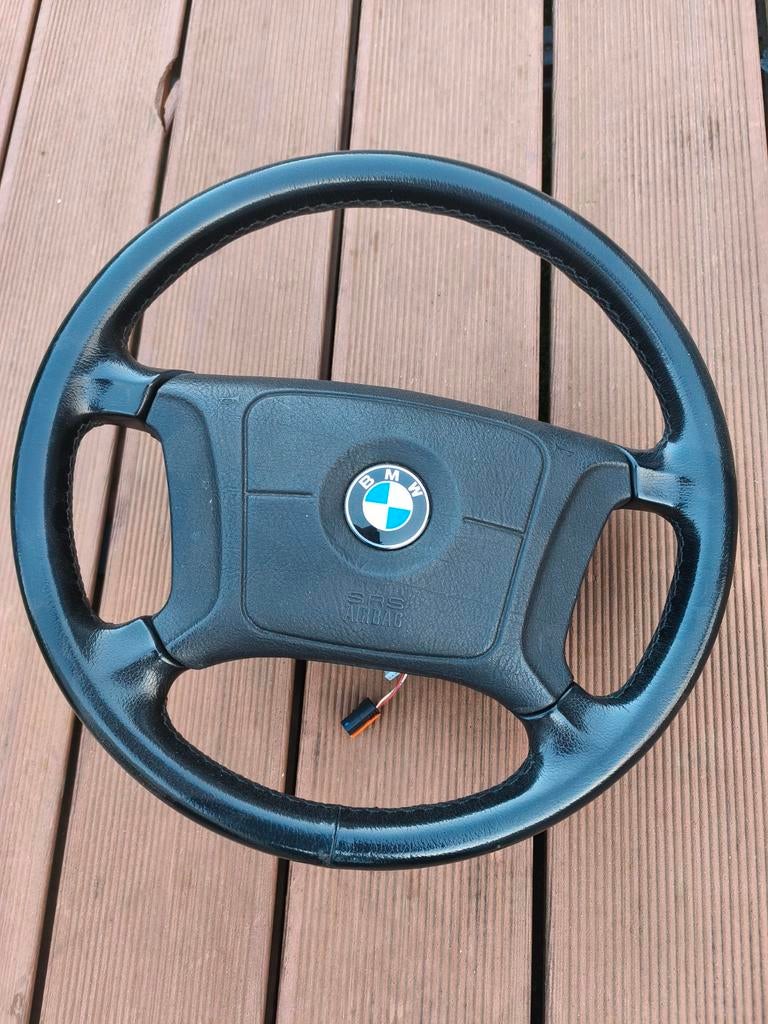 Bmw E36 volant cuir + Airbag Excellent état, Enlèvement ou Envoi, BMW