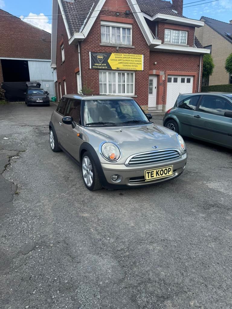 Mini one 1.4 70kw benzine bj2007 km132750 1jaar garantie, Auto's, Mini, Leder en Stof, Bedrijf, Handgeschakeld, Cooper