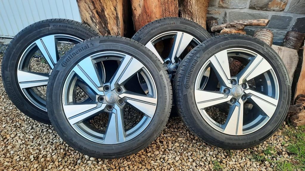 Jantes d'origine AUDI Q2 S-LINE kit été pneus quasi neufs, Autos : Pièces & Accessoires, Pneus & Jantes, Neuf, 215 mm, Véhicule de tourisme