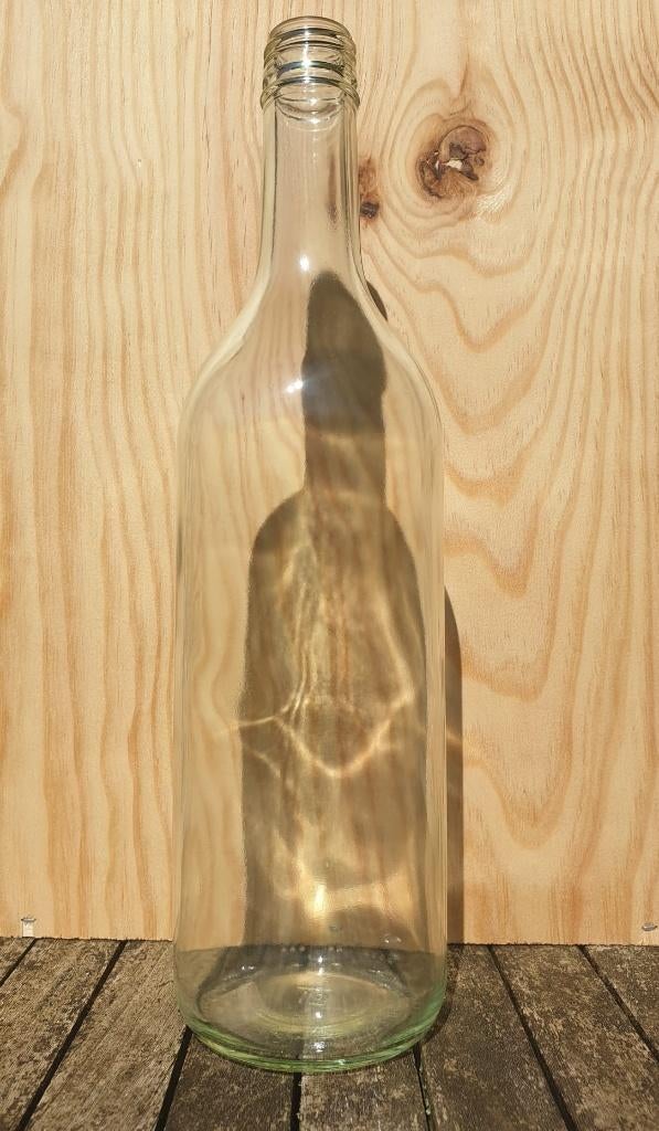 Glazen flessen (transparant) met draaidop ; 0,35l & 0,75l, Verzamelen, Glas en Drinkglazen, Nieuw, Overige typen, Ophalen