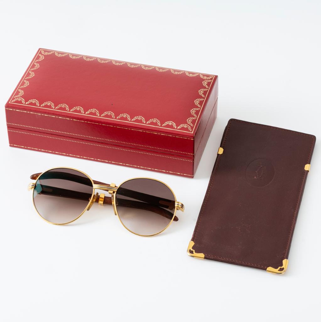 Originele Vintage Cartier zonne bril Bagatelle - 52 18 130b, Bijoux, Sacs & Beauté, Lunettes de Soleil & Lunettes | Hommes, Utilisé