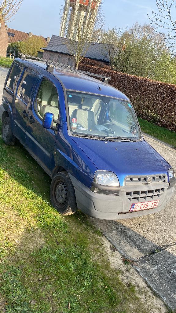 Fiat doblo, Voorwielaandrijving, Stof, Zwart, 4 cilinders