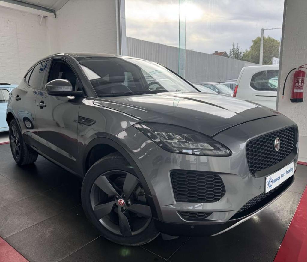 Jaguar E-Pace D150 1ÈRE MAIN BOITE AUTO GAR 12M (bj 2020), Auto's, Jaguar, Automaat, 158 g/km, Gebruikt, Zwart