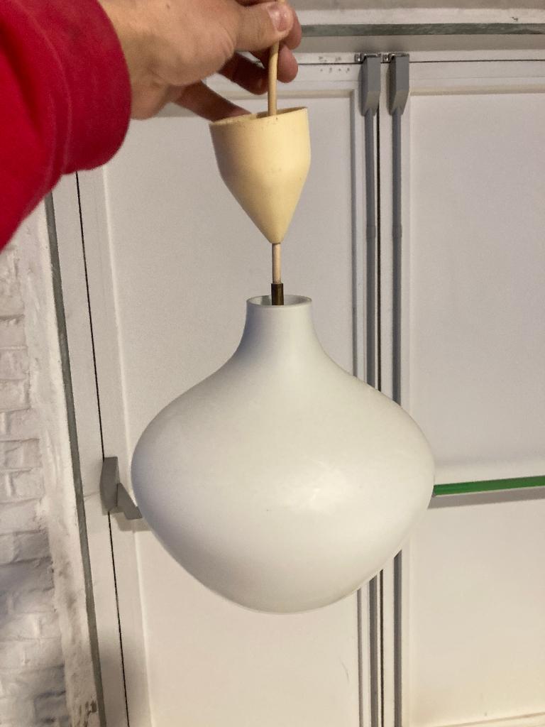 hanglamp Louis Kalff, Ophalen