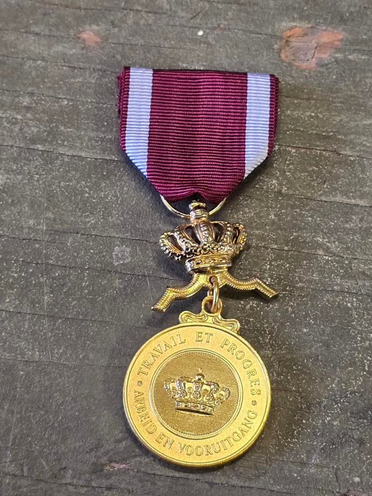 Médaille d'or belge de l'Ordre de la Couronne, Collections, Objets militaires | Général, Enlèvement ou Envoi