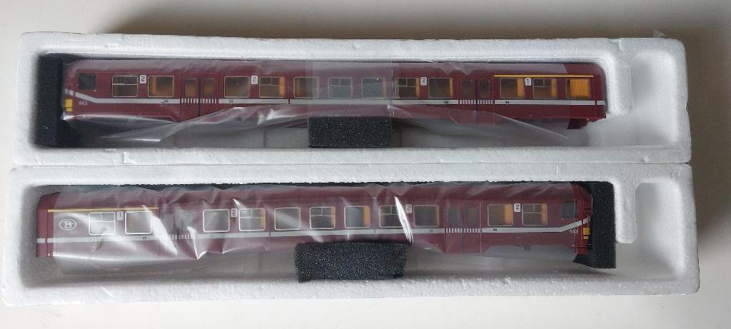 SNCB/NMBS VAN BIERVLIET SET DE CAISSES NUE 943-HO, Neuf, Autres marques, Set de Trains, Courant continu ou Courant alternatif