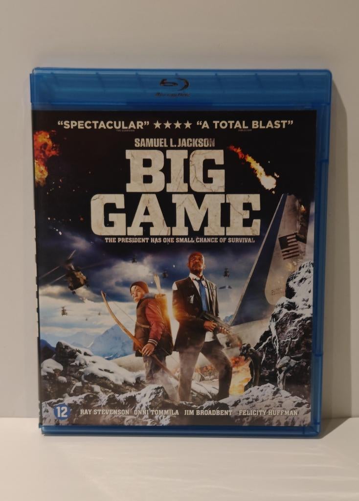 Big Game (Blu‑ray HD) – Samuel L. Jackson actie survival DTS, Ophalen of Verzenden, Zo goed als nieuw, Actie