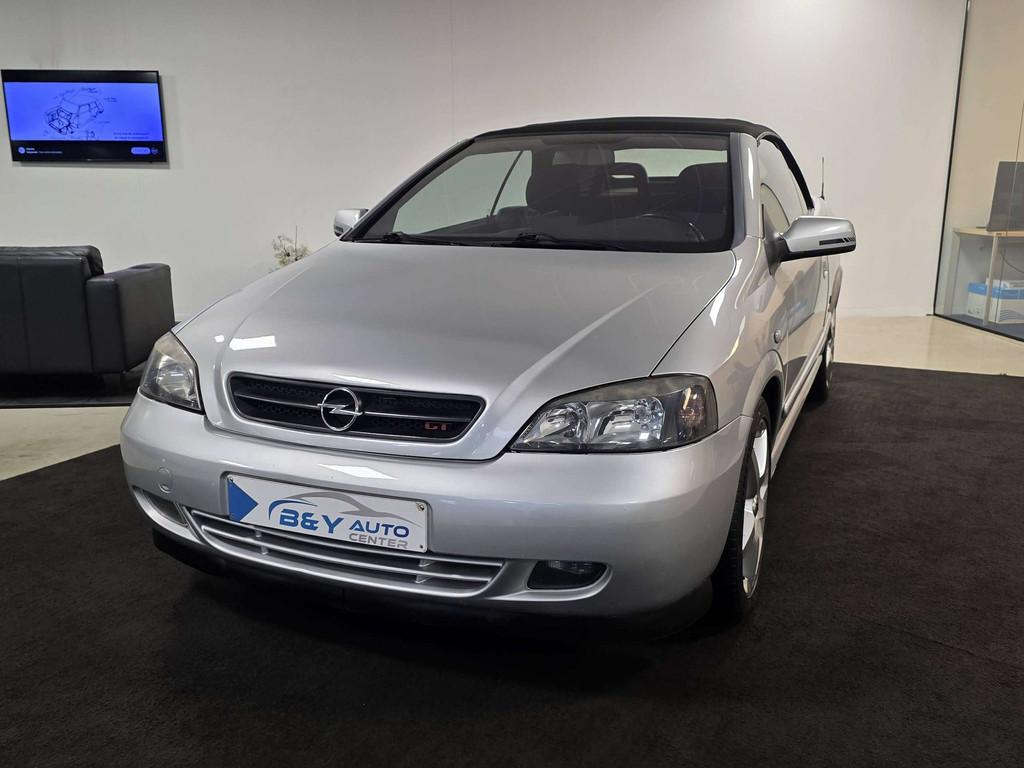 Opel Astra Cabrio 1.6 16V Benzine Linea Rossa (bj 2002), Auto's, Voorwielaandrijving, 4 zetels, Stof, Gebruikt