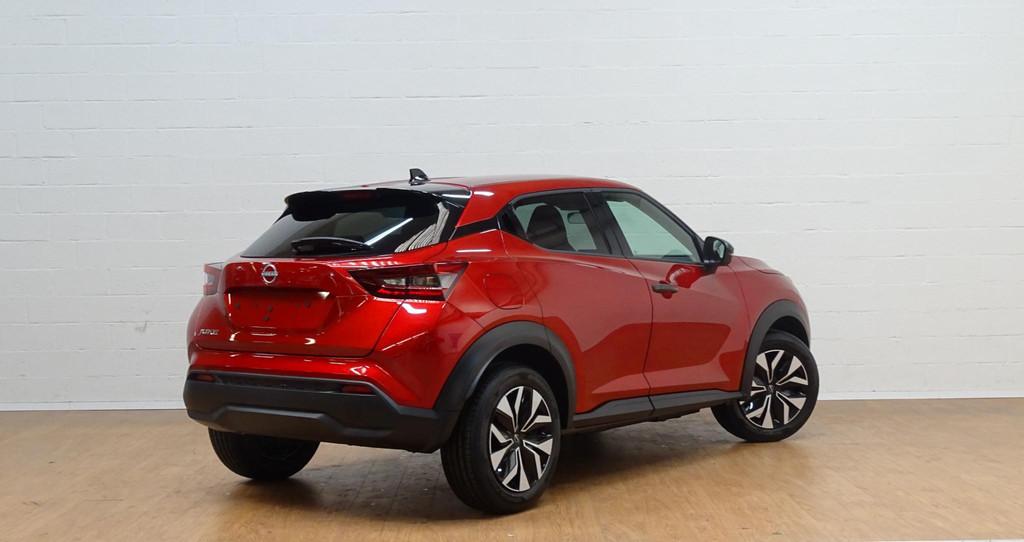 Nissan Juke 1.0 DIG-T Acenta automaat, Auto's, https://public.car-pass.be/vhr/cc06ab74-7a4c-40bd-a7b0-a5e1cbc316c8, Stof, 5 zetels