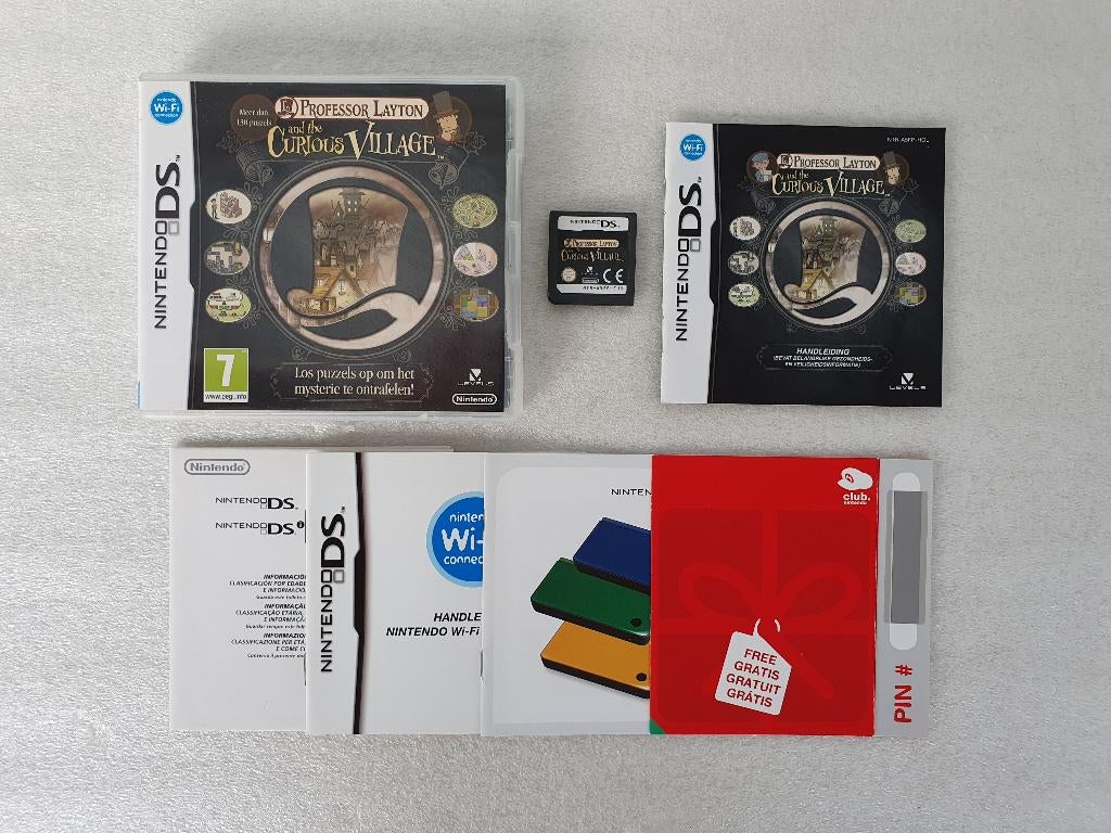 Nintendo DS: Professor Layton and the Curious Village, Games en Spelcomputers, Games | Nintendo DS, Ophalen of Verzenden, Gebruikt