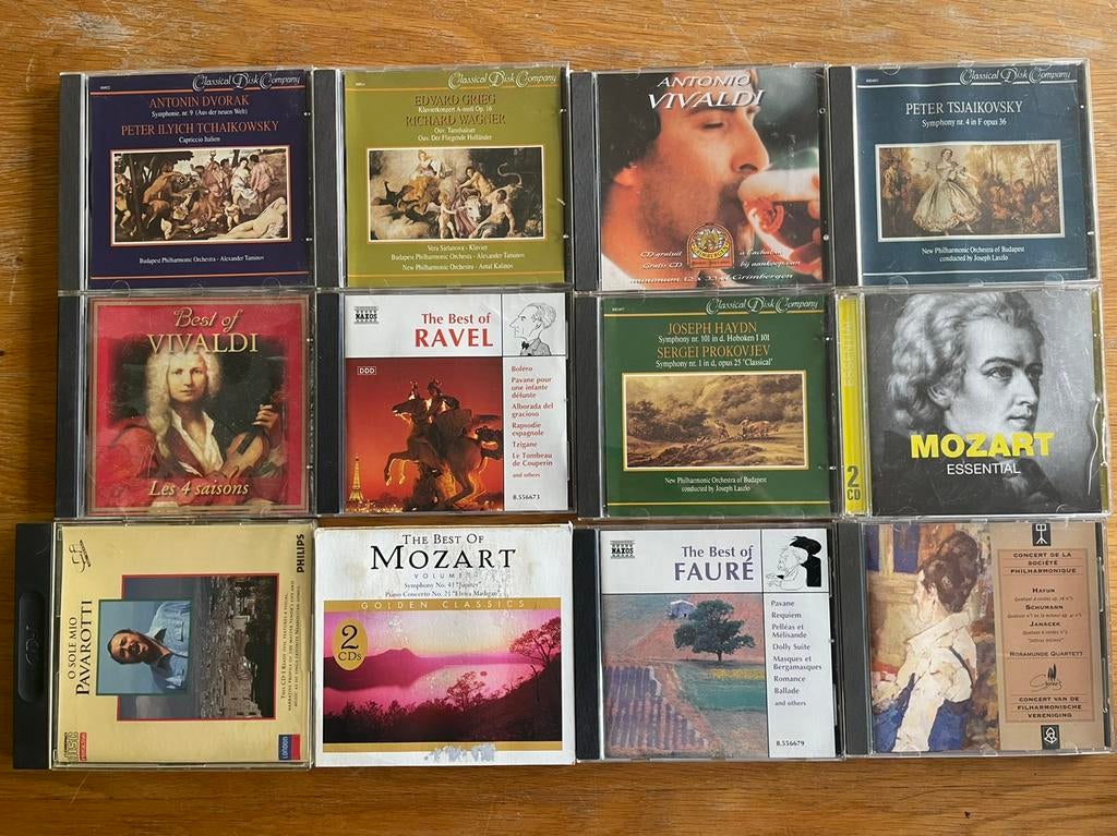 Lot de 12 CD musique classique, Enlèvement ou Envoi, Utilisé