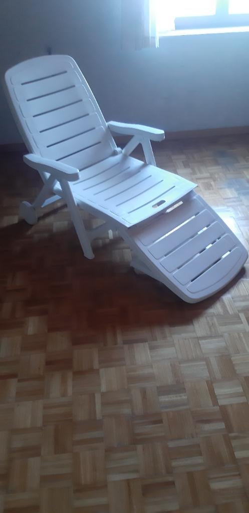 Tuinstoel, Enlèvement, Utilisé, Plastique, Pliant