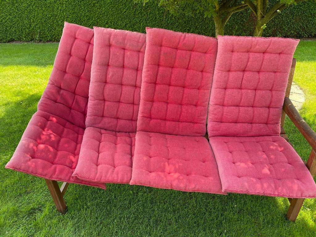 4 Coussins pour chaises de jardin, Enlèvement, Utilisé