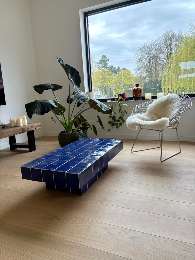 Design salontafeltje uit marokkaanse zelliges, Ophalen, Zo goed als nieuw