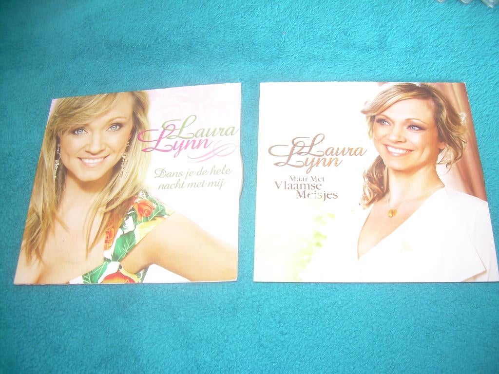 2 CD SINGLES - LAURA LYNN, Cd's en Dvd's, 2 t/m 5 singles, Ophalen of Verzenden, Zo goed als nieuw, Nederlandstalig