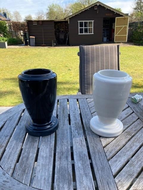 Witte en zwarte vaas, Enlèvement