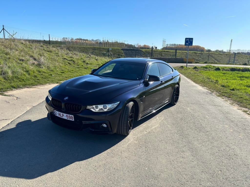 BMW 420D Coupé – M4 Look | Stage 1 | Downpipe | Full Option, Auto's, BMW, Automaat, Achterwielaandrijving, Blauw, Alcantara
