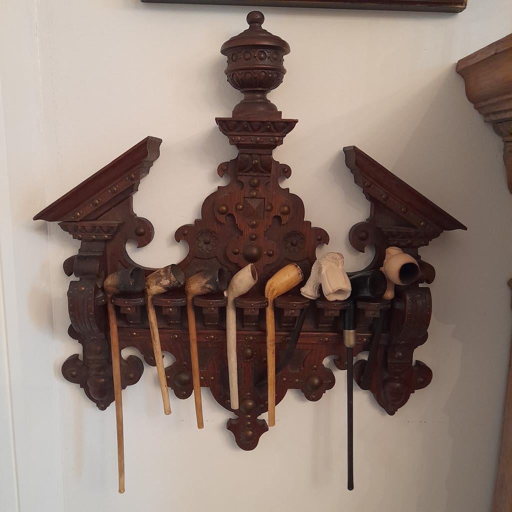 Antiek pijpenrek. Plus pijpen., Ophalen