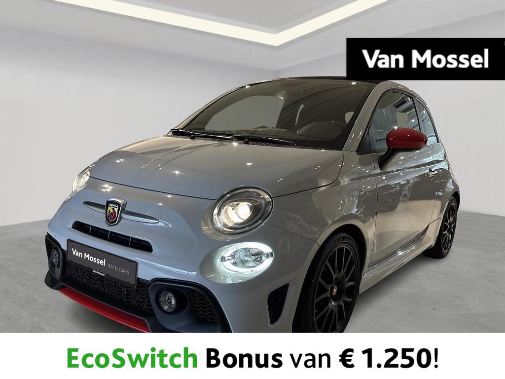 Abarth 500C 1.4 T-Jet 595 121kW Pista, Autos, Argent ou Gris, Entreprise, Cabriolet, 2 portes