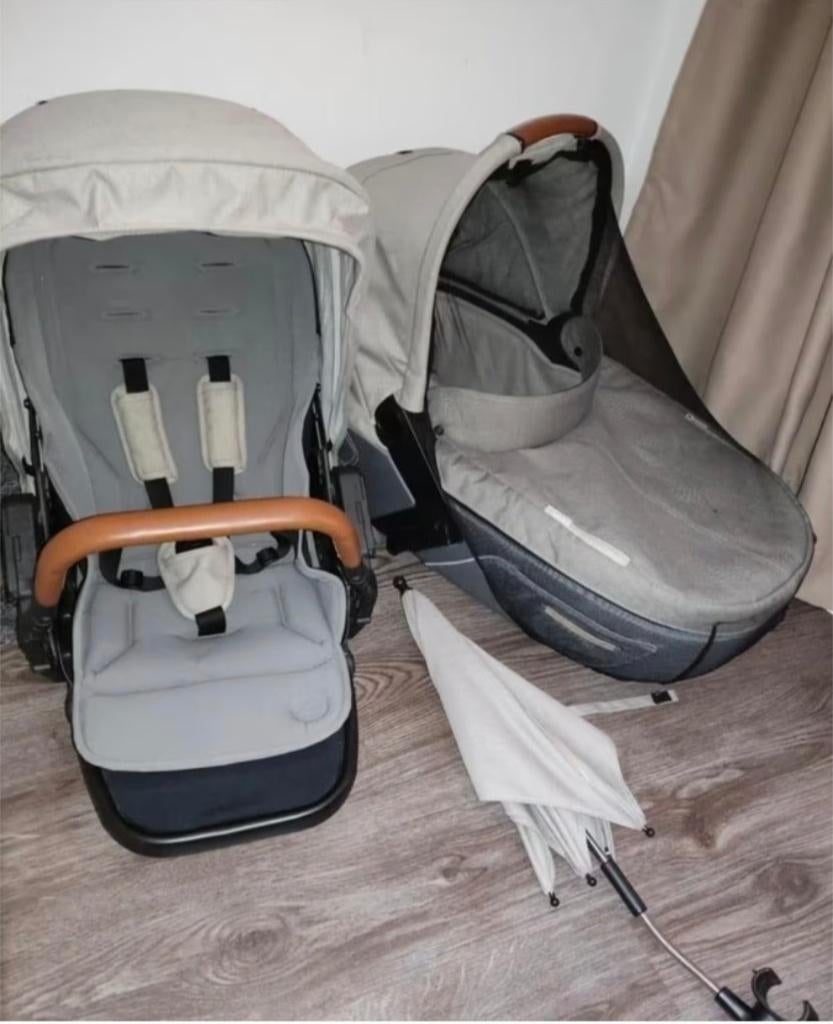 Mutsy igo kinderwagen met toebehoren, Enfants & Bébés, Poussettes & Combinaisons, Utilisé, Poussette, Mutsy, Avec nacelle, Tige de poussée réglable