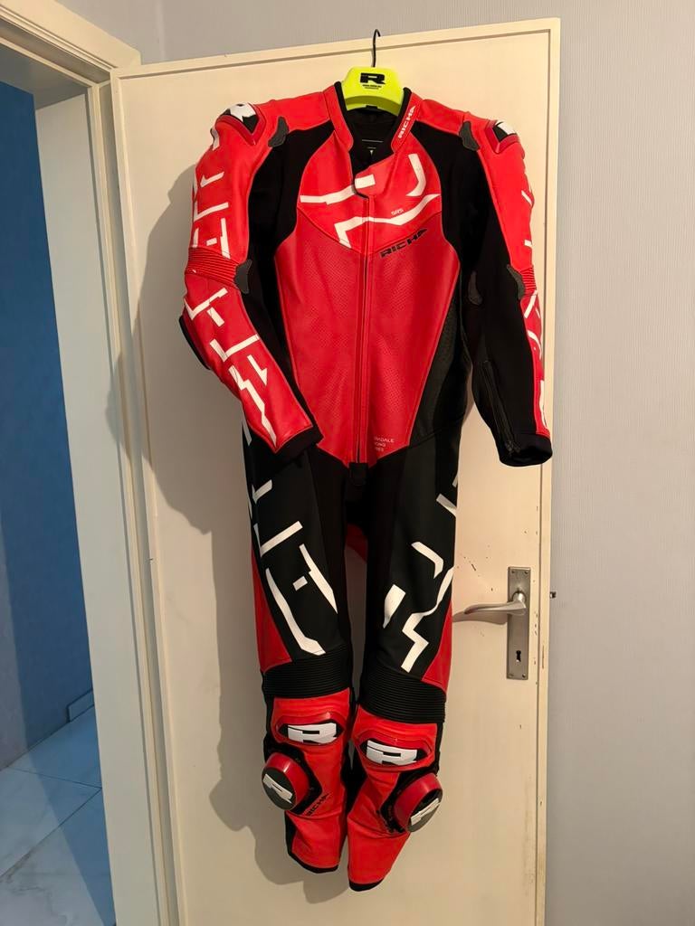 1 Delig leren motorpak Richa Stradale GP NIEUW!!!, Motos, Enlèvement, Neuf, sans ticket, Hommes