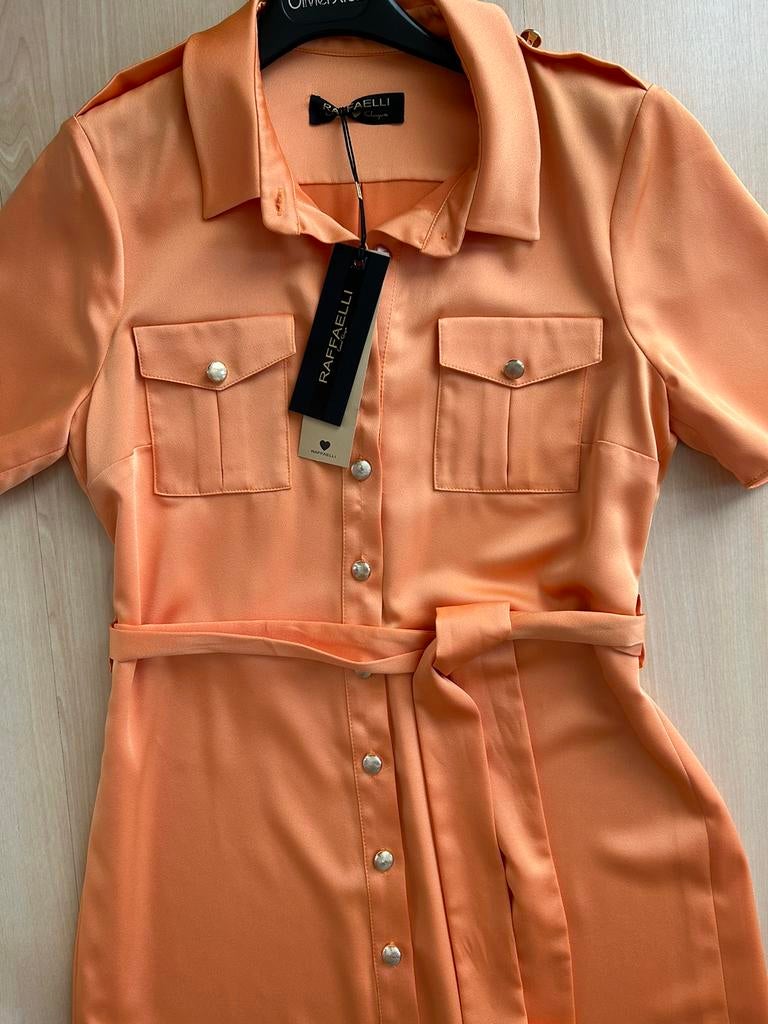 Jurk met korte mouw maat 40, Kleding | Dames, Jurken, Maat 38/40 (M), Nieuw, Oranje, Ophalen of Verzenden