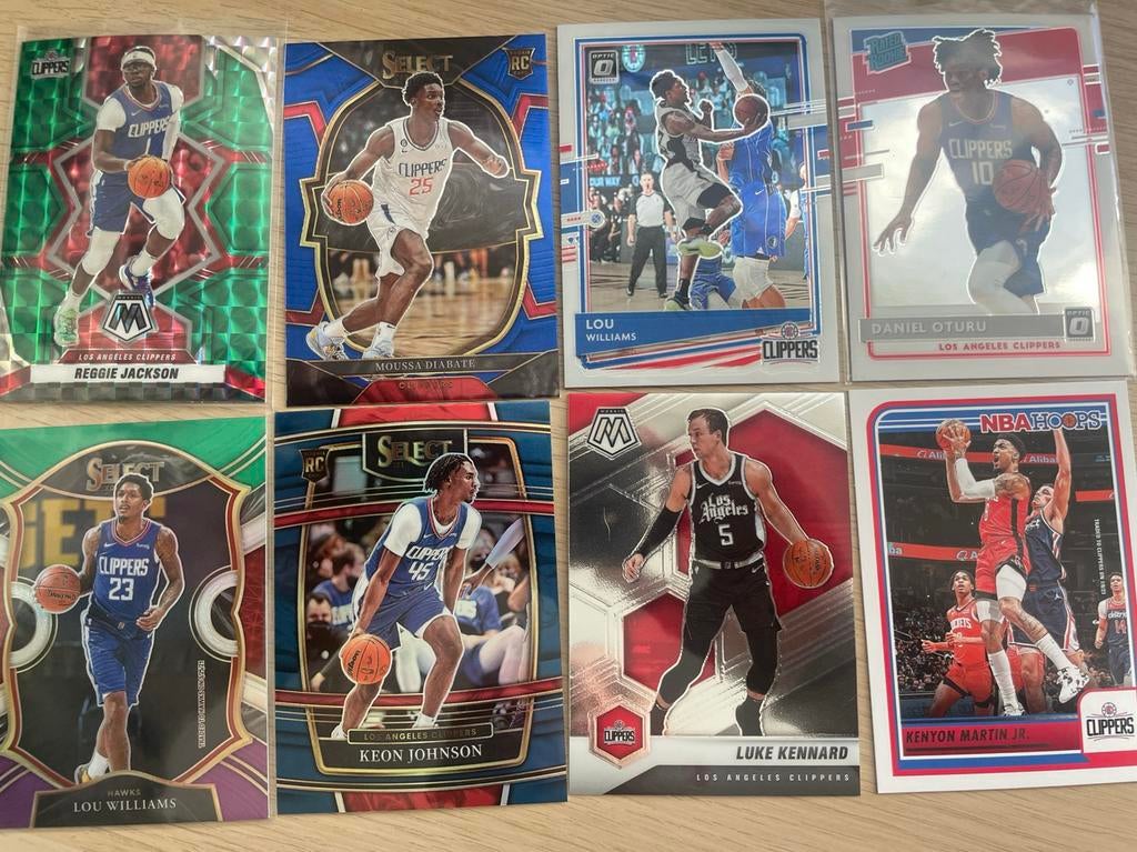 6 Los Angeles Clippers kaarten, Ophalen of Verzenden, Nieuw, Meerdere plaatjes