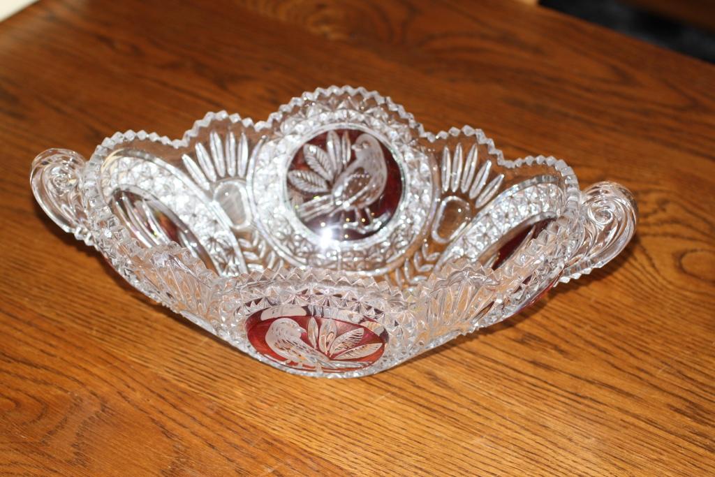 COUPE A FRUITS, Antiquités & Art, Antiquités | Verre & Cristal, Enlèvement ou Envoi