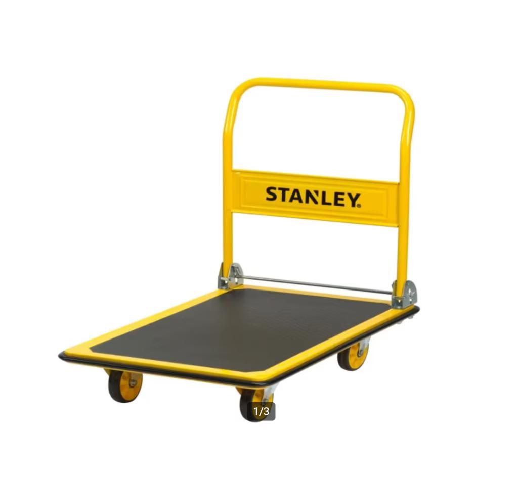 Stanley inklapbare plateauwagen 300kg, 100 liter of meer, Ophalen of Verzenden, Nieuw, Overige typen