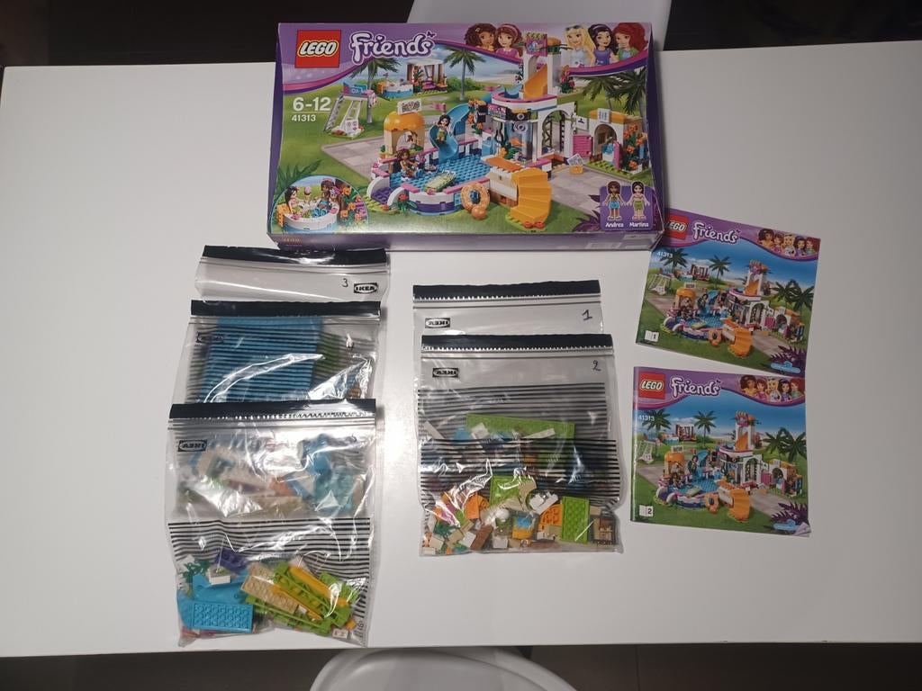 Lego Friends 41313 heartlake zwembad, Ophalen of Verzenden, Complete set, Lego