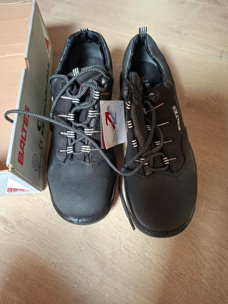 Baltes: Zwarte veiligheidsschoenen (Schoenmaat 48), Zwart, Baltes, Nieuw, Ophalen of Verzenden